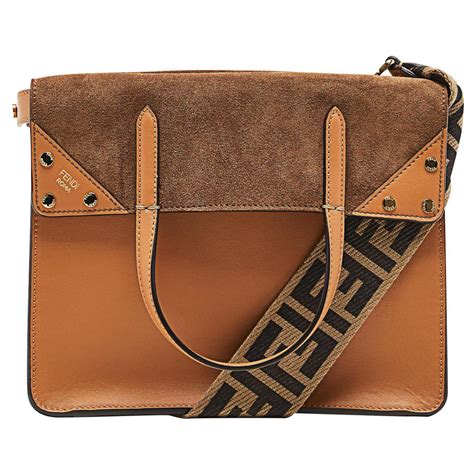 fendi flip small bag|fendi leather flip shopper.